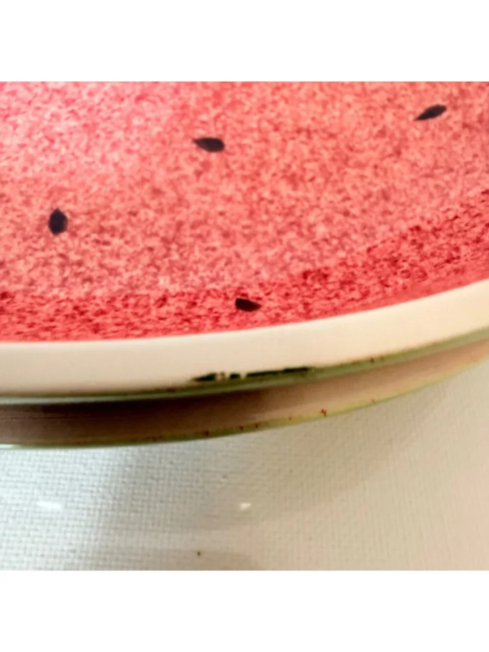 Vintage Shafford Watermelon Bowls Set 2 Ceramic Fruit Dish Summer Kitchen
